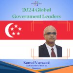A picture of a person with the words 2 0 2 4 global government leaders.