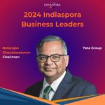 A picture of tata group 's chairman and ceo, natarajan chandrasekaran.