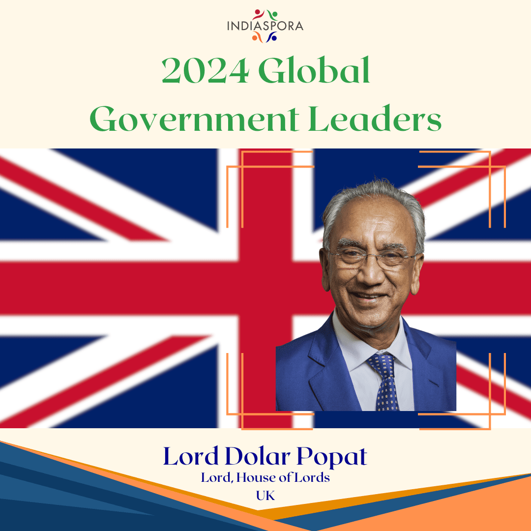 A picture of lord dollar popel with the british flag in the background.