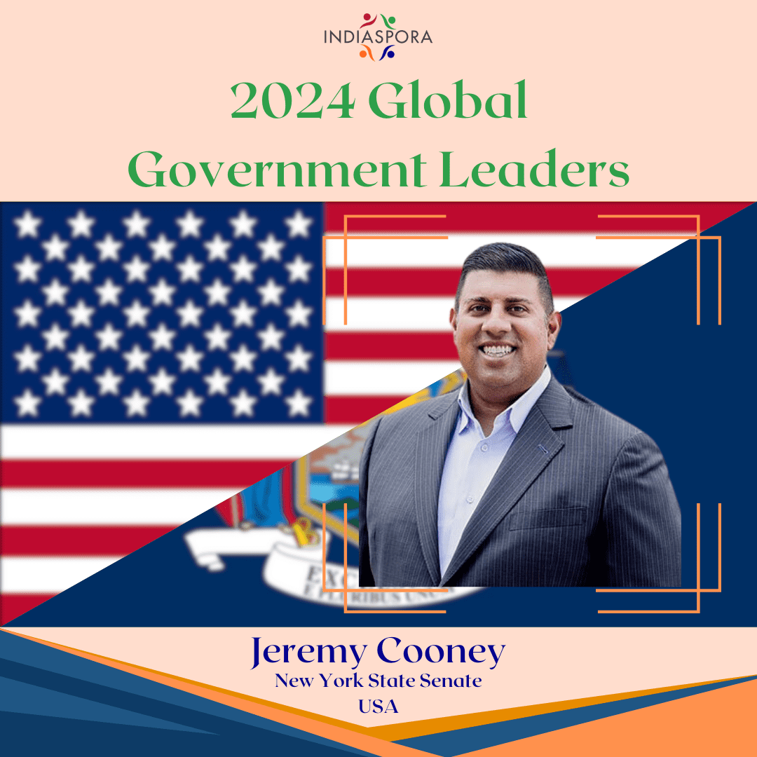 A picture of jeremy cooney with the words " 2 0 2 4 global government leaders."