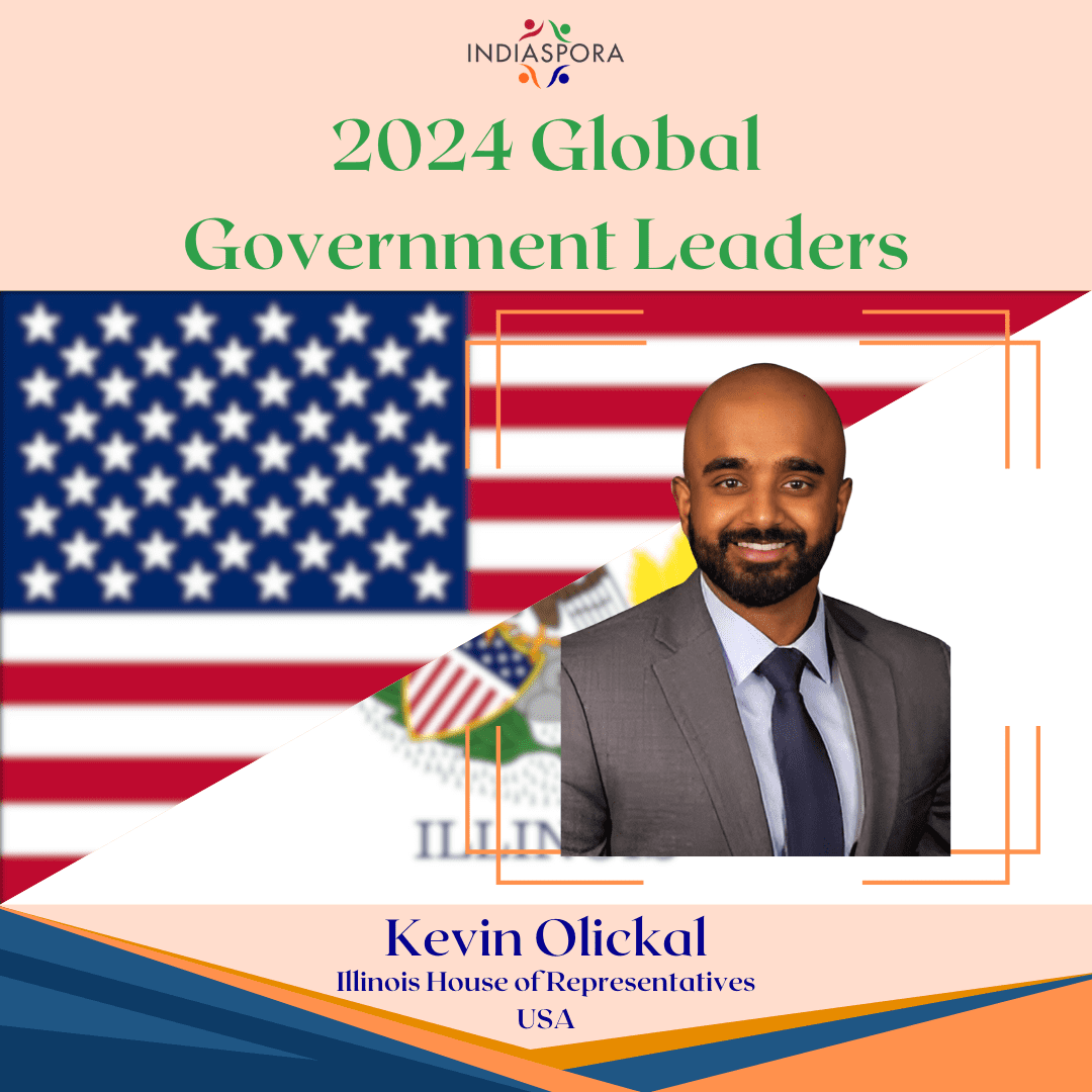 A picture of a person with an american flag and the words " 2 0 2 4 global government leaders."