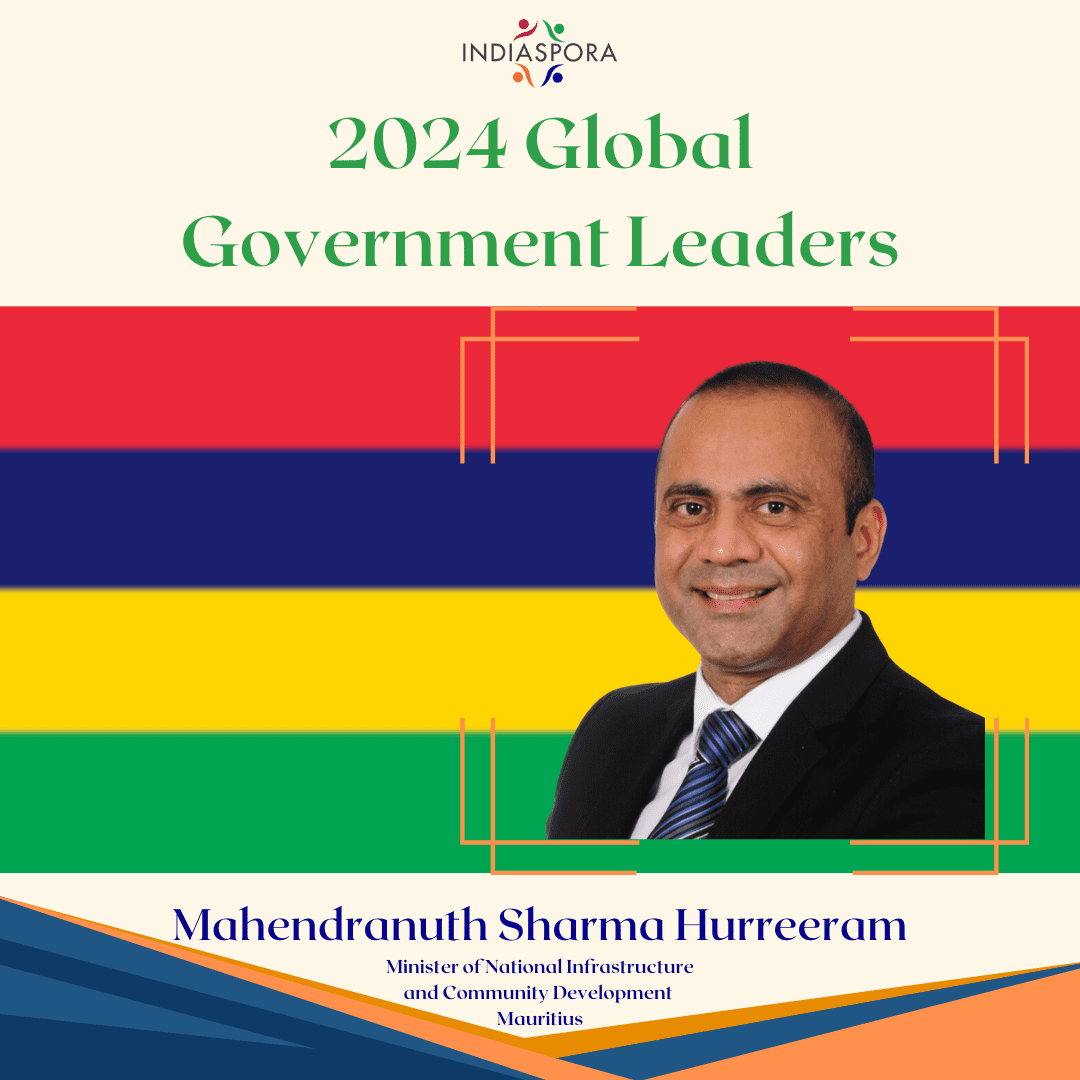 A man in business attire and tie with the words 2 0 2 4 global government leaders.
