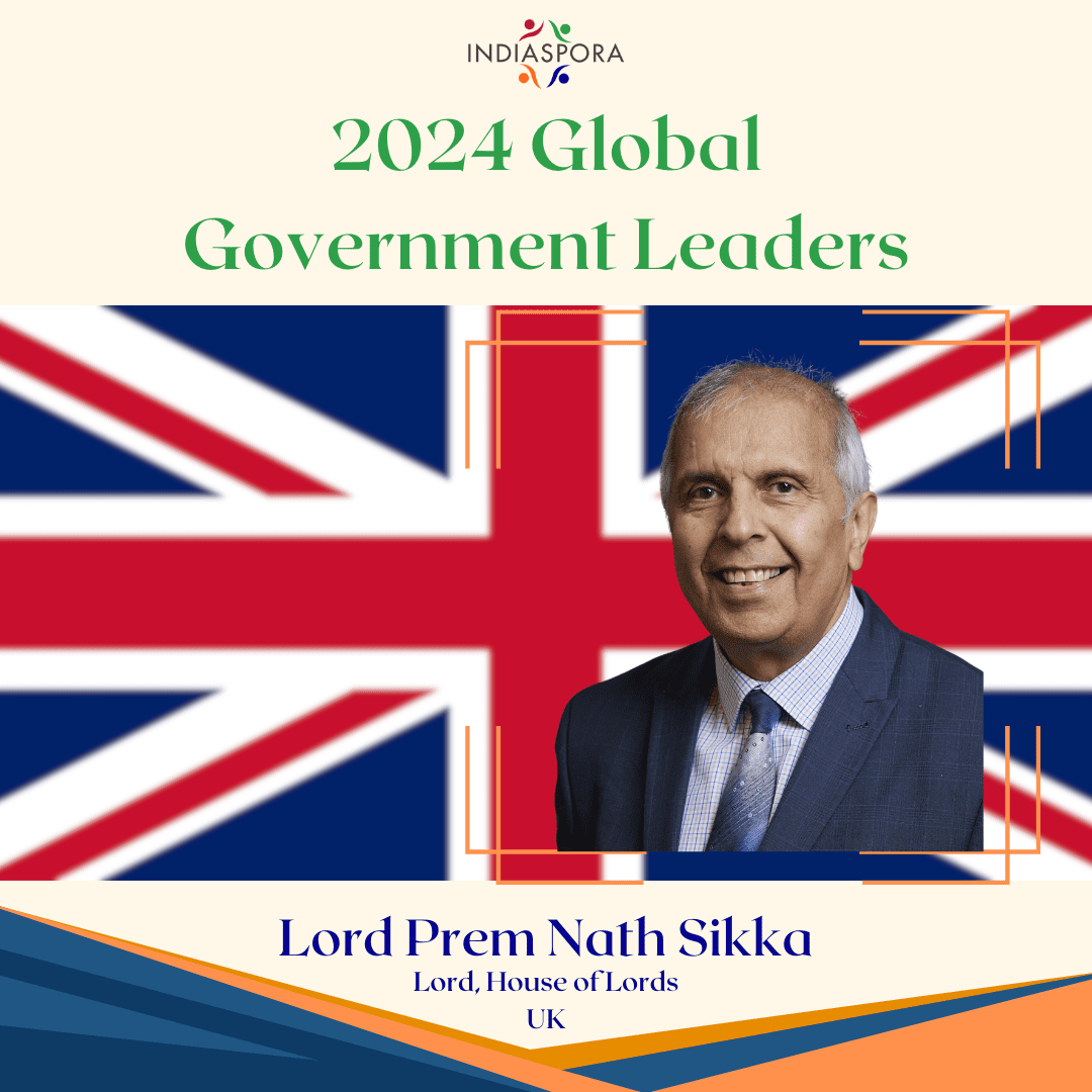 A picture of lord prem nath sikka.
