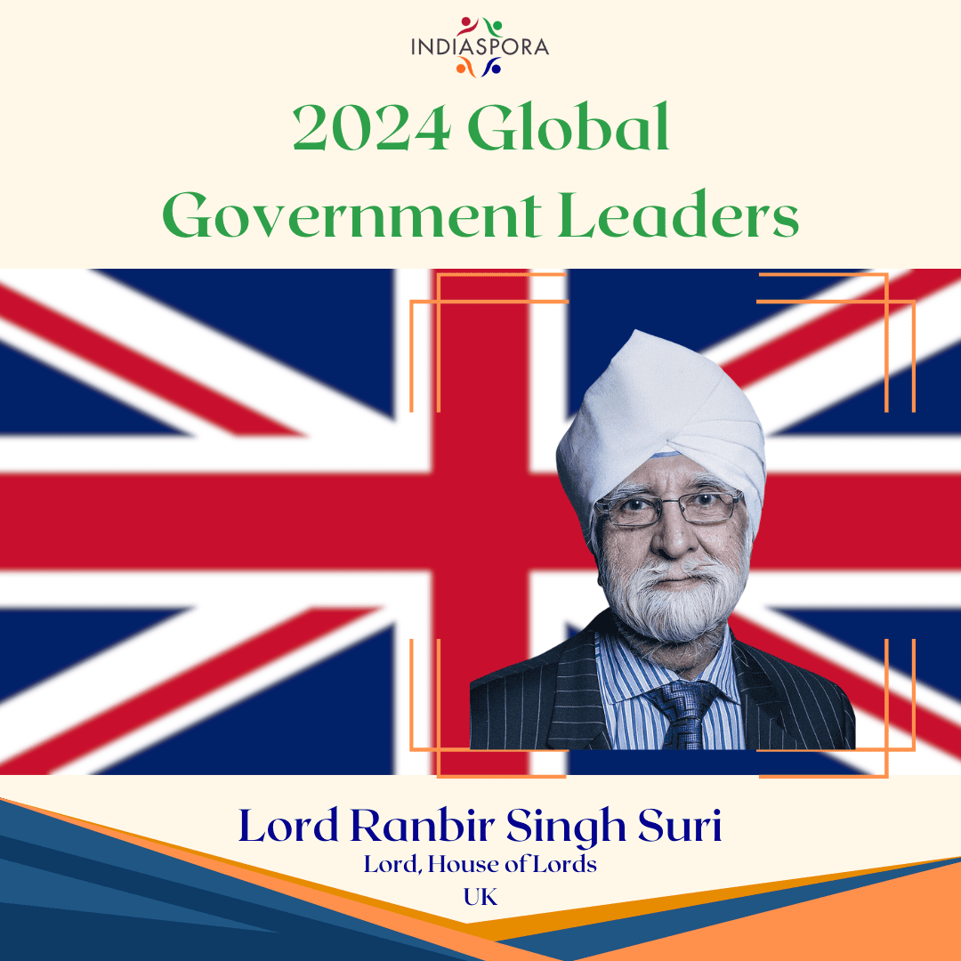A picture of lord ranbir singh suri.
