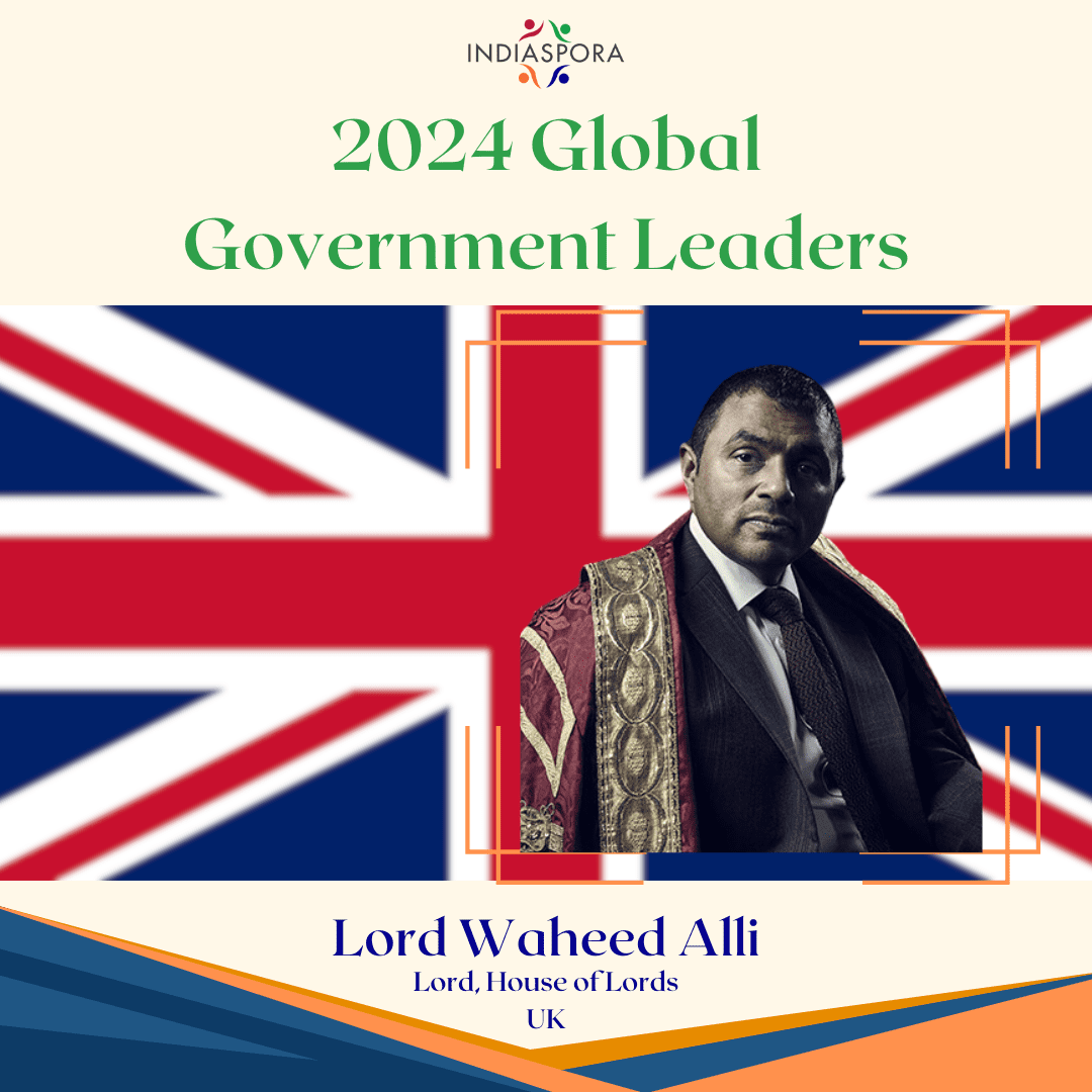 A picture of lord wahed ali with the words " 2 0 2 4 global government leaders ".
