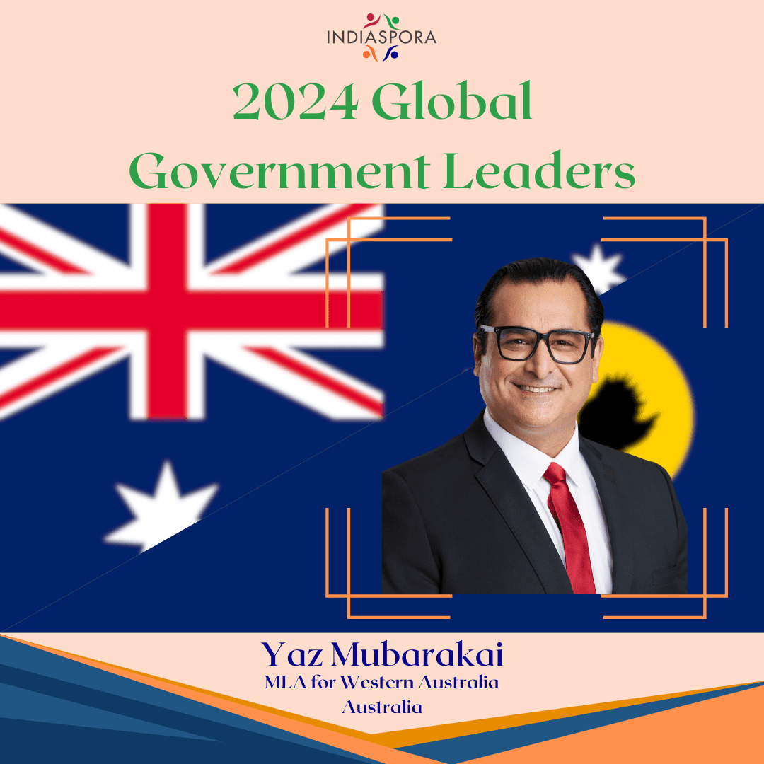 A man in a suit and tie with the words 2 0 2 4 global government leaders written above him.