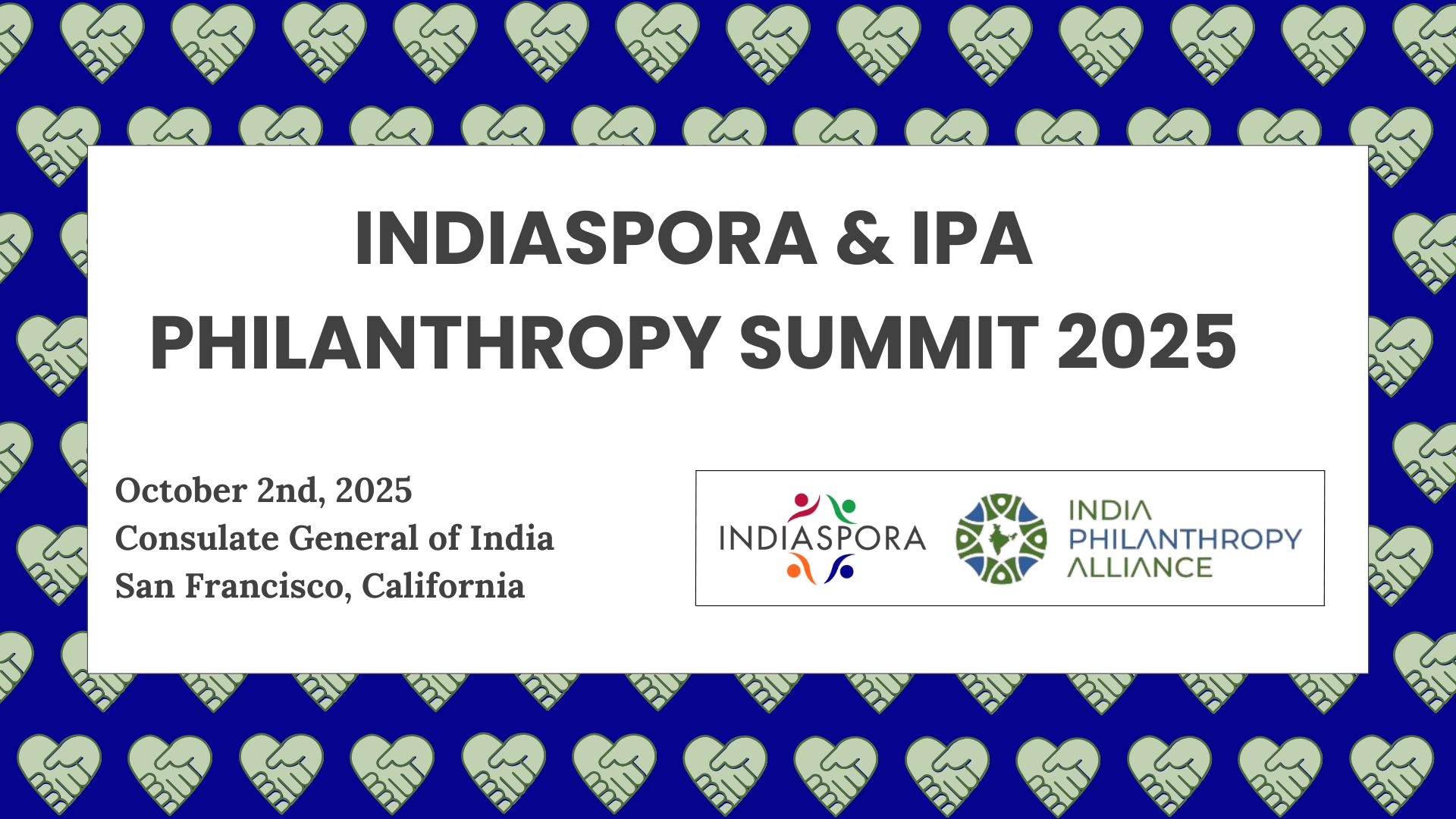 Indiaspora & IPA Philanthropy Summit 2025