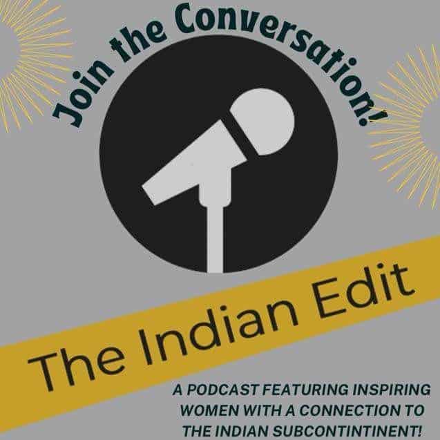 A picture of the indian edit podcast logo.