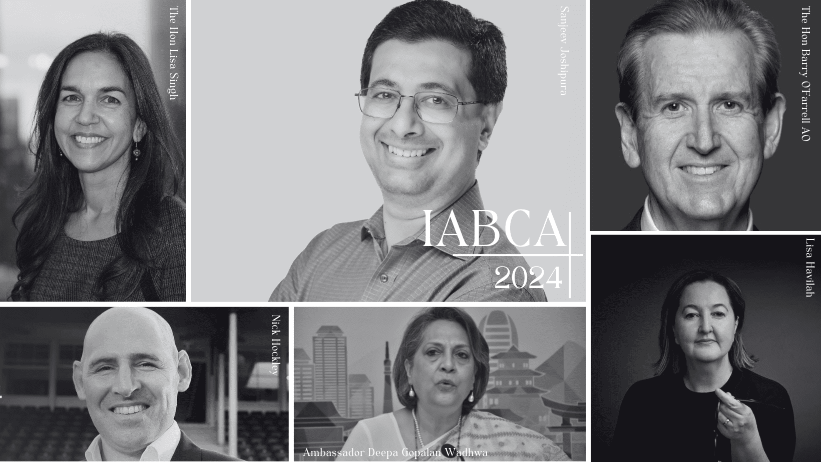 A collage of black and white photos with the words labcca 2 0 1 4