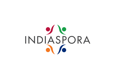 A black background with the word indiaspora in it.