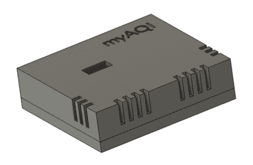 A 3 d model of the myaq battery.|A 3 d model of the myaq battery.