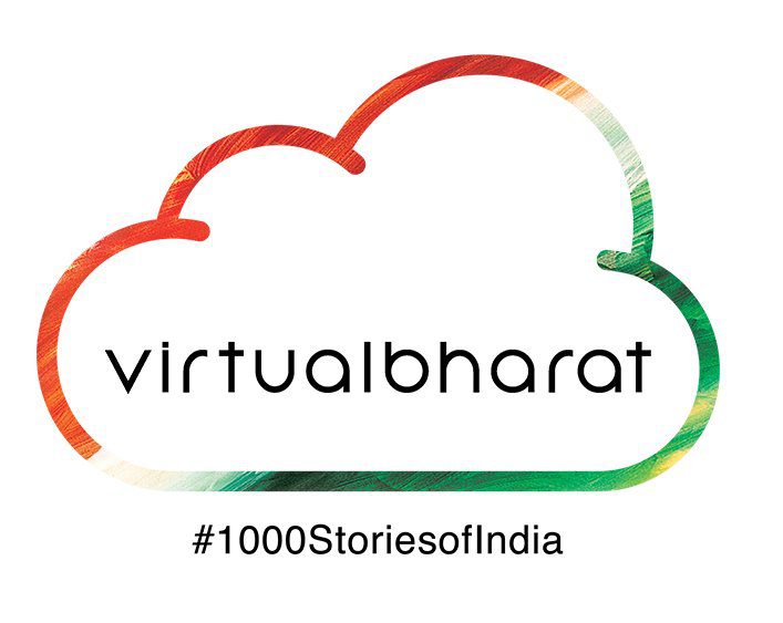 A logo for the virtual bharat project.