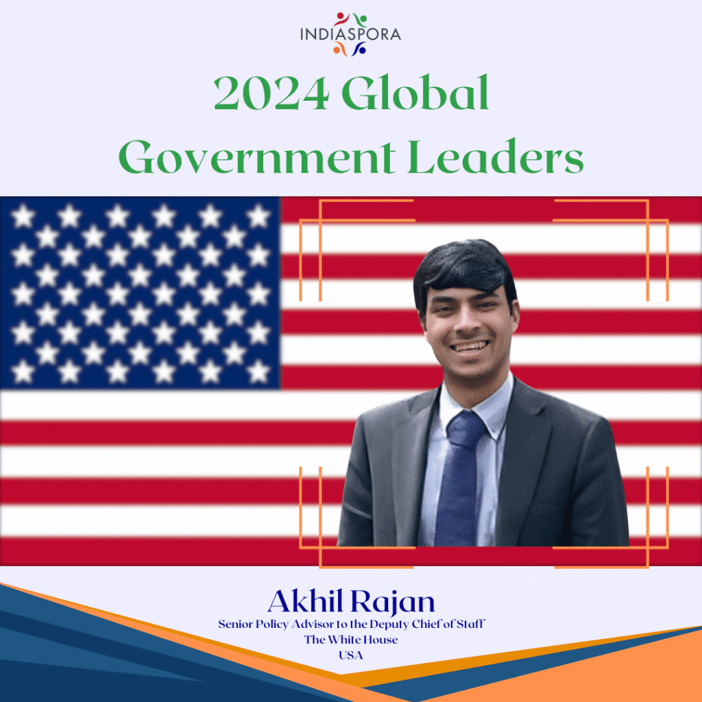 A man in front of an american flag.