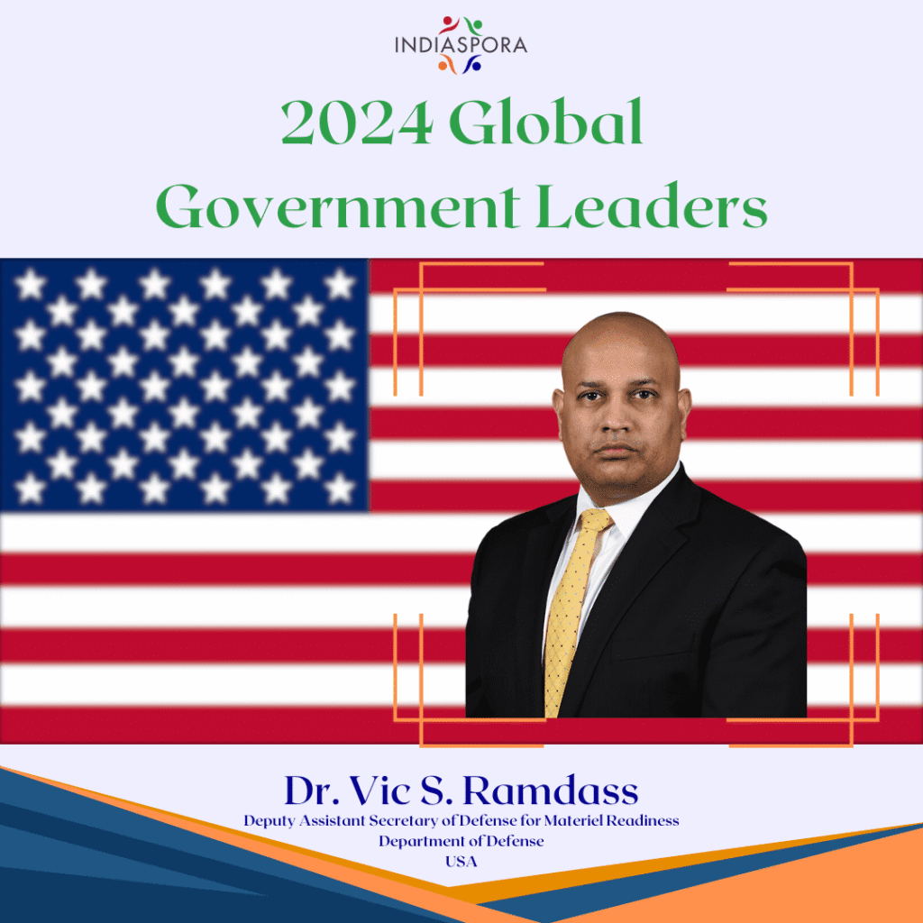 A picture of dr. Vic s. Ramkass with the words " 2 0 2 4 global government leaders ".