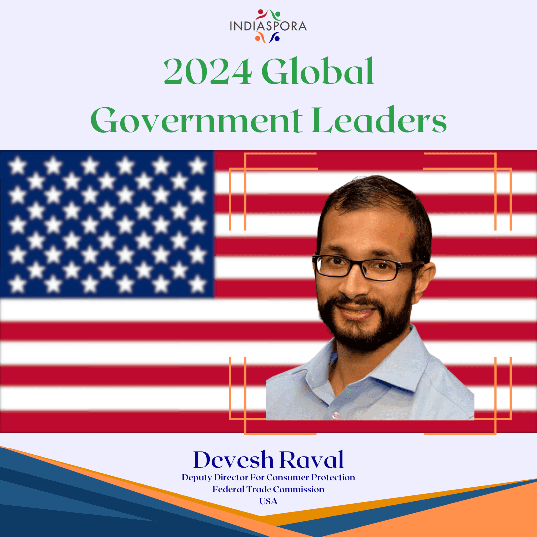 A man in glasses and an american flag.