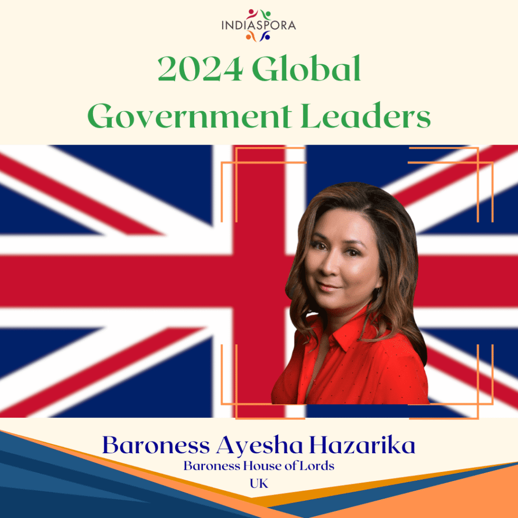 A picture of baroness ayesha hazarika.